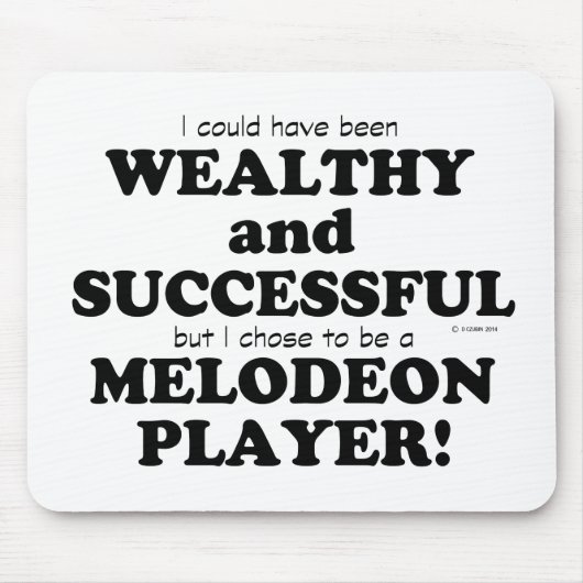 Melodeon Wealthy & Succesvol Muismat (Voorkant)