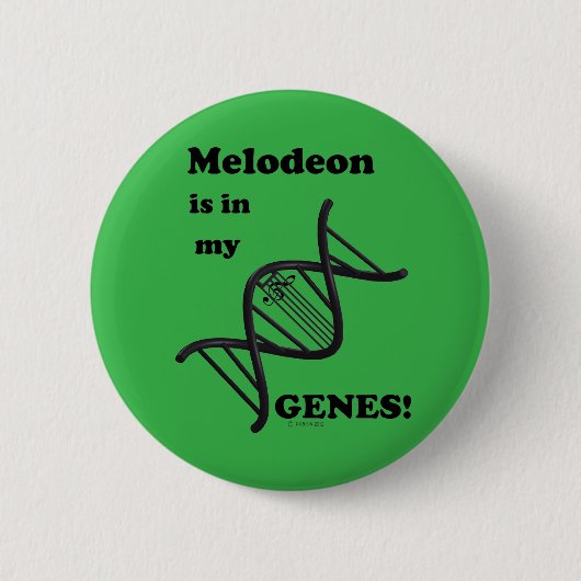 Melodeon zit in mijn genen ronde button 5,7 cm (Voorkant)