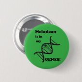 Melodeon zit in mijn genen ronde button 5,7 cm (Voorkant /achterkant)
