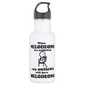 Melodeons verboden waterfles (Voorkant)