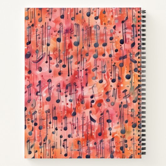 Melodía Cálida Notitieboek (Achterkant)