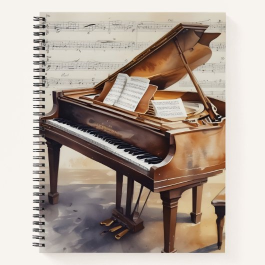 Melodías en el Pentagrama Notitieboek (Voorkant)