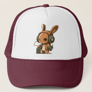 Melodic Bunny: Een muzikale reis Trucker Pet