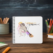 Melodic Daydream" Aesthetic Notebook: Anime Girl w Notitieboek