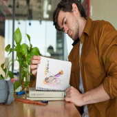 Melodic Daydream" Aesthetic Notebook: Anime Girl w Notitieboek