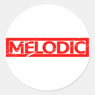 Melodic Stamp Ronde Sticker