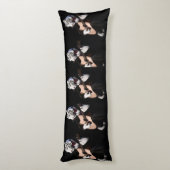 Melodic Tiger – Cozy Body Pillow Design Lichaamskussen (Achterkant (Verticaal))
