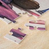 Melodie: De Meisjesschilder in een Waterverf Legpuzzel (Zijkant)