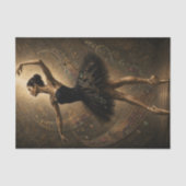 Melodie in Beweging Ballet Decoupage Tissuepapier (Voorkant)