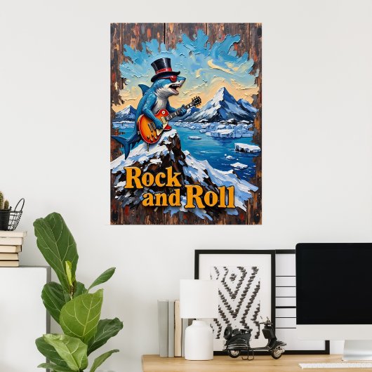 Melodie in de Arctische Chill Poster (Thuiskantoor)