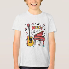 Melodie maker muziekclub Tri-Blend shirt