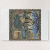 Melodie onder de cipressenmaan legpuzzel (Horizontaal)