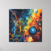 Melodie van de bollen canvas afdruk (Voorkant)