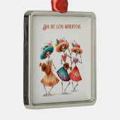 Melodie van de Dancing Dead, op maat Metalen Ornament (Rechts)