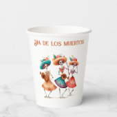 Melodie van de Dancing Dead, op maat Papieren Bekers (Achterkant)