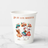 Melodie van de Dancing Dead, op maat Papieren Bekers (Voorkant)