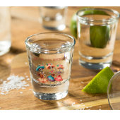 Melodie van de Dancing Dead, op maat Shot Glas