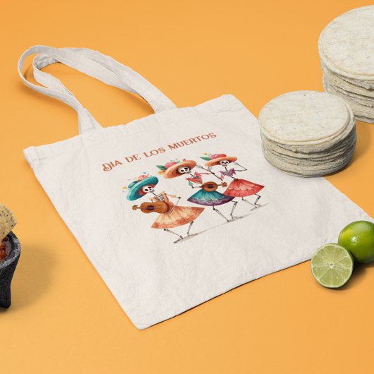 Melodie van de Dancing Dead, op maat Tote Bag