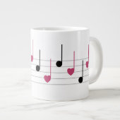 Melodie van de liefde (lineair) grote koffiekop (Voorkant rechts)