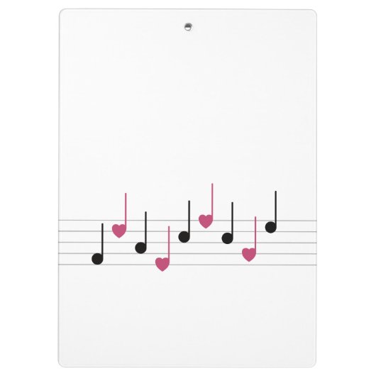 Melodie van de liefde (lineair) klembord (Achterkant)