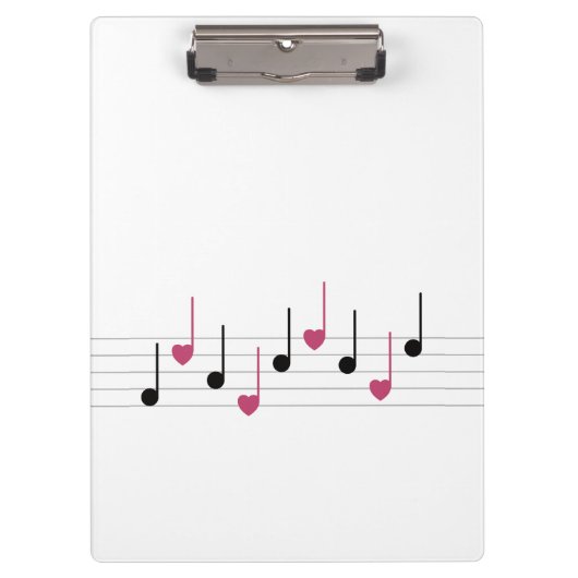 Melodie van de liefde (lineair) klembord (Voorkant)