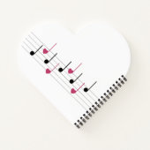 Melodie van de liefde (lineair) notitieboek (Achterkant)