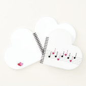 Melodie van de liefde (lineair) notitieboek (Binnen)