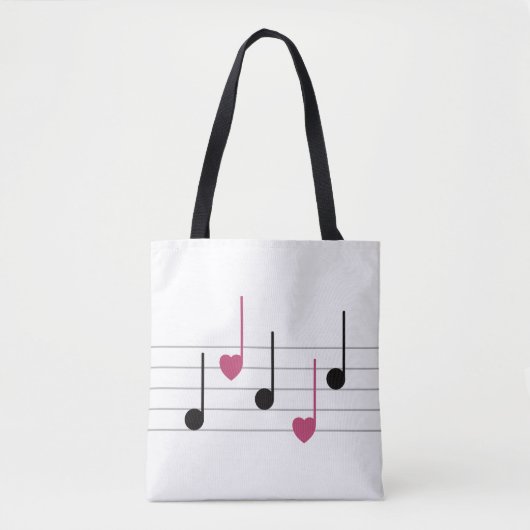 Melodie van de liefde (lineair) tote bag (Voorkant)
