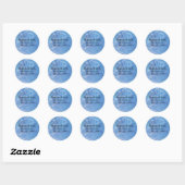 MELODIE van de TORAH Retouradres sticker (Vel)