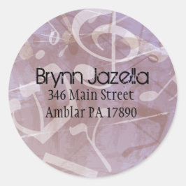 MELODIE van de TORAH Retouradres sticker