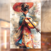 Melodie van de traditie: de harmonie van kunst en raamsticker (Vel 2)