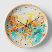 Melodie van kleuren en muzieknoten (Voorkant)