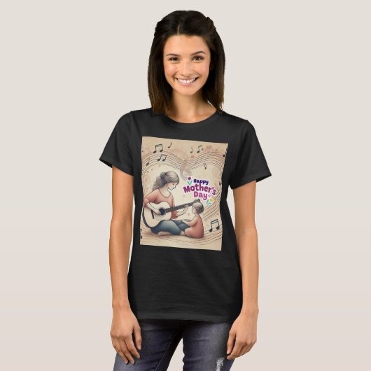 Melodie van mama t-shirt (Voorkant volledig)