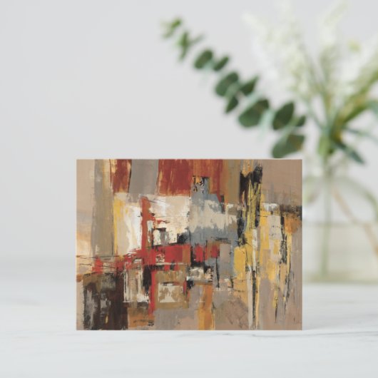 Melodie voor Gitaar en Saxofoon Briefkaart (Staand voorkant)