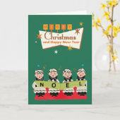 Melodieën uit het midden van de eeuw: Christmas NO Kaart (Gele Bloem)