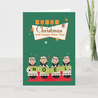 Melodieën uit het midden van de eeuw: Christmas NO Kaart