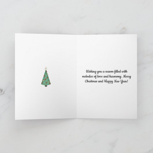 Melodieën uit het midden van de eeuw: Noel Choir B Kaart (Binnen)