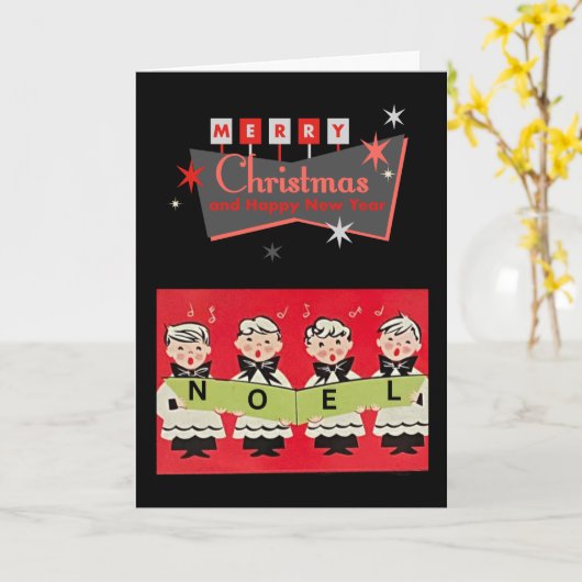 Melodieën uit het midden van de eeuw: Noel Choir B Kaart (Gele Bloem)