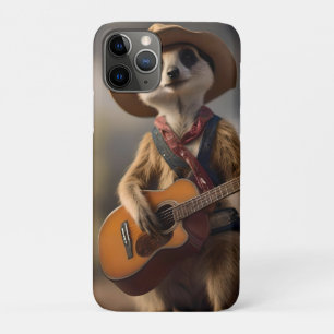 Melodieën van de Savanna A Meerkat Gitaar Serenade Case-Mate iPhone Case