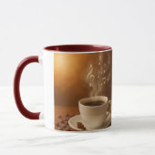 "Melodies in Steam: Musical Coffee Cup Art Mug" Mok (Links)