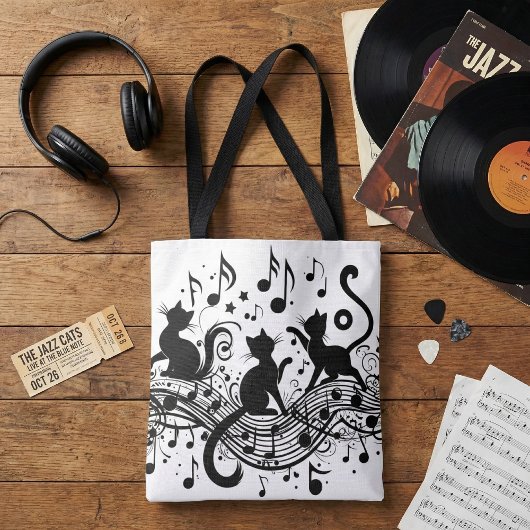 Melodieuze Katten Tote Bag
