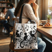 Melodieuze Katten Tote Bag