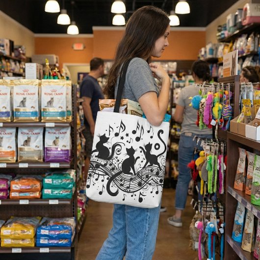 Melodieuze Katten Tote Bag