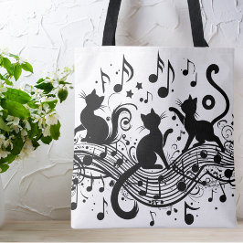 Melodieuze Katten Tote Bag