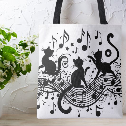 Melodieuze Katten Tote Bag