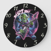 Melodieuze maestro met gitaar grote klok (Voorkant)