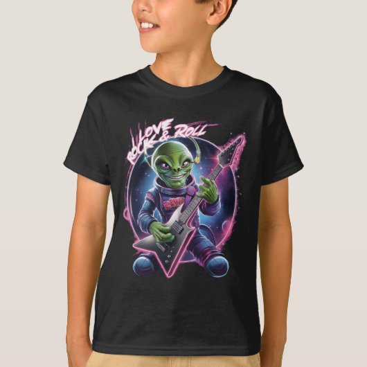 Melodieuze maestro met gitaar t-shirt (Voorkant)