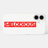 Melodious Stamp Case-Mate iPhone Case (Achterkant (horizontaal))