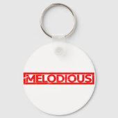 Melodious Stamp Sleutelhanger (Achterkant)
