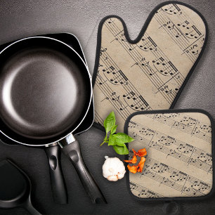 Melodisch Keuken Duo Ovenwant & Pannenlap Set